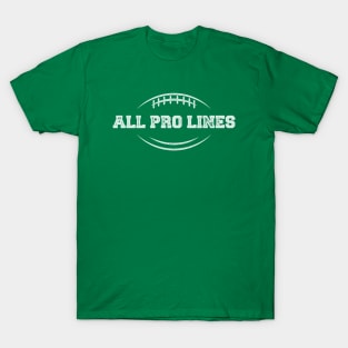 All Pro Lines White Logo T-Shirt